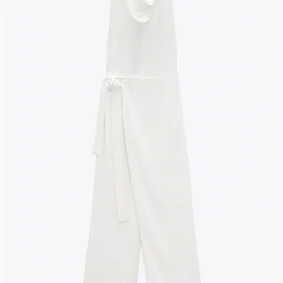Zara jumpsuit white romper kaftan - Picture 11 of 13